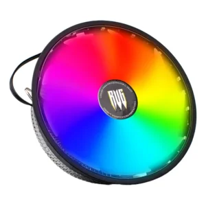 Cooler Processador Led Rgb Fan 120mm Cpu Lga Intel Amd Am Pc Preto
