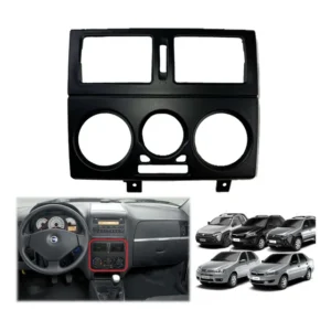 Acabamento Painel Central Fiat Strada Adventure 2009 Genuíno Preto