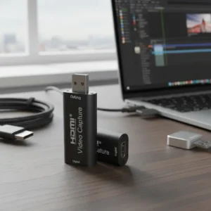 Adaptador Placa De Captura Hdmi Gravação E Transmissão Fácil