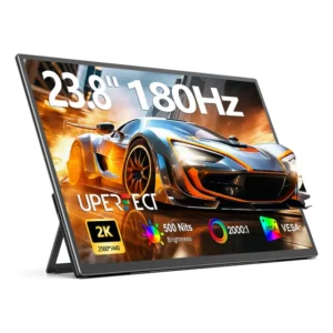 Monitor Pc Gamer Portátil Uperfect 23.8 2k 180hz Hdr10 Hdmi Preto 127/220v