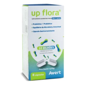 Up Flora Suplemento Alimentar Para Cães/gatos Arvert 8 Caps