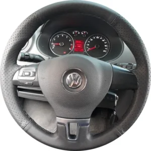 Capa De Volante Costurada Gol Saveiro Voyage Fox C/ Controle