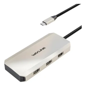 Hub Usb C Wavlink 7 Em 1 Docking Station 4k/60hz Pd 100w