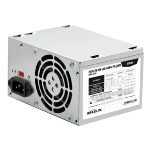 Fonte Atx 230w Reais 20+4 Pinos Super Silenciosa 110v/220v Prata