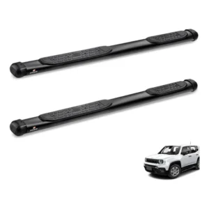 Estribo Lateral Jeep Renegade 2015 2016 Oblongo Preto Keko