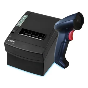 Kit Elgin Impressora I8 + Leitor Flash Ii 1d Usb Preto 110 / 240v (bivolt)