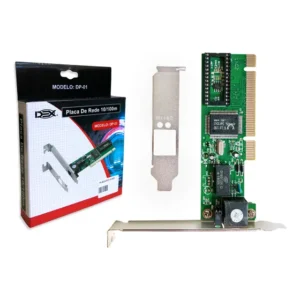 Placa De Rede Pci 32 Bits 10/100 Mbps Lan Ethernet Dex Dp-01