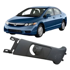 Moldura Coluna Cinto Lado Esquerdo Honda Civic 2007 A 2010 Cinza
