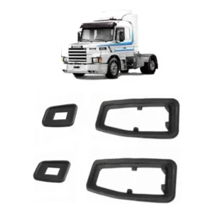 Kit Calco Macaneta Porta Scania 112 113 142 143 4 Peças