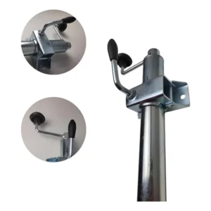 Pé Apoio Macaco Pedestal Carreta - Trailer 500kg Lateral