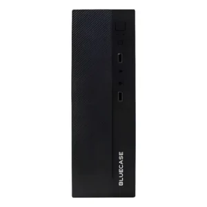 Micro Gabinete Atx Slim Fonte 200w Bluecase Usb Mini-itx Preto