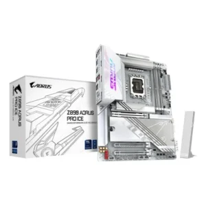 Placa Mãe Aorus Pro Ice Wifi 7 Lga1851 4xddr5 Z890 Atx Cor Branco