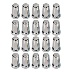 20 Capa Porca Cromada Belga Caminhao 18 19 21 27 30 32 33mm