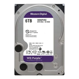 Hd Interno 6tb Wd Purple Sata 3,5 64mb De Cache 5400rpm