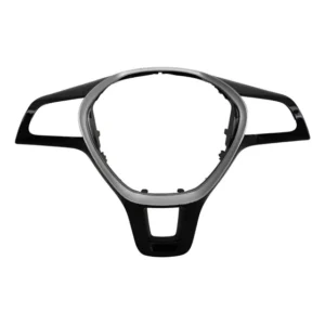Moldura Volante Virtus/up/polo Black Piano Aro Cromado