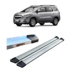 Estribo Spin Plataforma De Aluminio Prata Prata