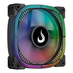 1 Fan Ventoinha Cooler Rise Mode Argb Aura Pro Black 6pin Argb 6pin