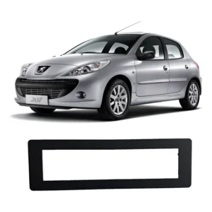Moldura Acabamento Adaptação Computador Bordo Peugeot 207 Preto