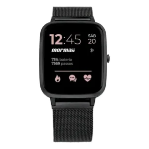 Smartwatch Mormaii Life Com Gps Molifegae/7p Cinza/preto Cor da caixa Preto
