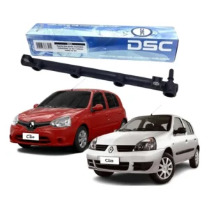 Flauta Do Bico Injetor Clio 1.6 16v 2000 A 2005 Original Dsc