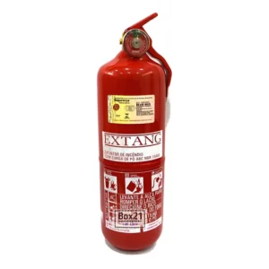 Kit 5 Extintores Automotivos Extang P2 ABC 2kg Pó Químico