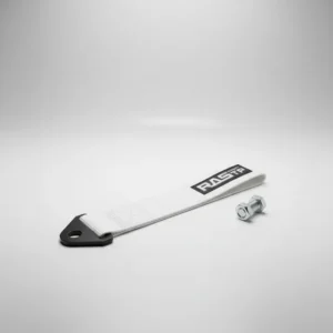 Tow Strap Hook Cinta Reboque Engate Parafusado Rasp Importad Cor Branco