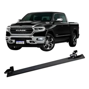 Estribo Elétrico Alumínio Ram 1500 2019 A 2025 Jr8 Preto