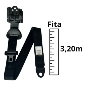 Cinto De Segurança 3 Pontos Dianteiro Universal Com Porca
