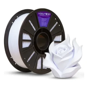 Filamento Pla Branco Velvet 1kg - Premium Voolt3d High Speed.