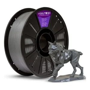 Voolt3D PLA filamento 1.75mm premium alto teor de pureza 1kg cores cor cinza grafite