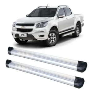 Estribo Chevrolet S10 2012 A 2026 Cd Alumínio Prata C&k Prata