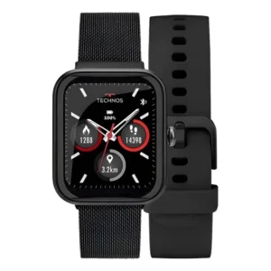 Relógio Technos Smart Unissex Connect Preto Tmaxas/8p Preto