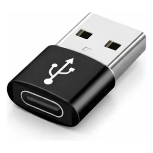 Adaptador Otg Conversor Usb A Para Type C 3.0 Preto