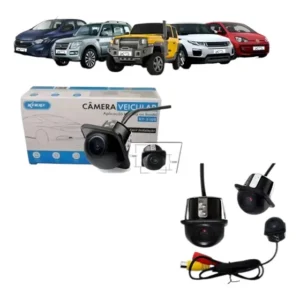 Câmera De Ré Automotiva Tartaruga Knup Ângulo 150° Preta