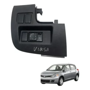 Moldura Botao Retrovisor Nissan Versa 2010 (as)