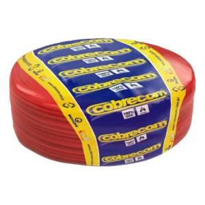 Cabo Flex Fio Cobre 2,5mm Vermelho 750v Rolo 50m Cobrecom Vermelho