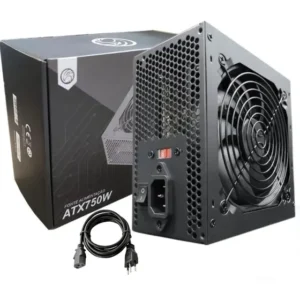 Fonte De Alimentação Bivolt Bpc/7400 Gamer Atx 750w Brazilpc Preto