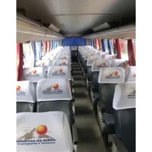 Kit 24 Capas Personalizadas Encosto De Cabeça Ônibus/ Van