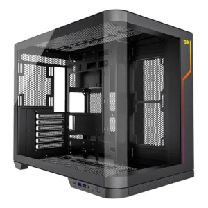 Gabinete Gamer Redragon Wideload Extreme Rgb Vidro Curvado Cor Preto