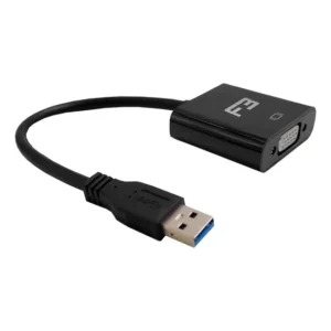 Cabo Adaptador Conversor Usb 3.0 Para Vga Fêmea Preto