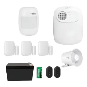 Alarme Anm 24 Net Sensor E Acessórios Intelbras Com Bateria Branco