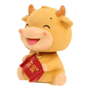 1 Peça De Enfeites De Resina Para Sacudir Carros, Adorável V