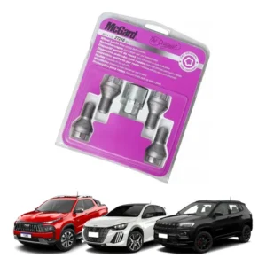 Parafuso Porca Proteção Antifurto Rodas Toro 208 Compass