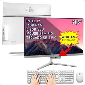 All In One Intel I7 16gb Ssd 512gb 21,5 Full Hd Strong Tech
