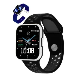 Smartwatch Masculino Com 2 Pulseiras Azul E Preto Champion