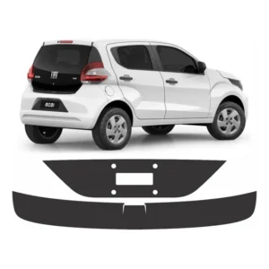 Adesivos Protetor Porta Mala E Fundo Placa Mobi 2018 Kit