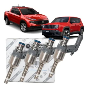 Kit 4 Bicos Injetor Fiat Toro Jeep Compass 1.3 2023 46353272