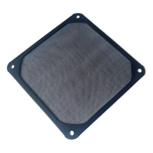 3 Grade De Metal 140mm Com Tela De Malha Fina Preta Nova Preto