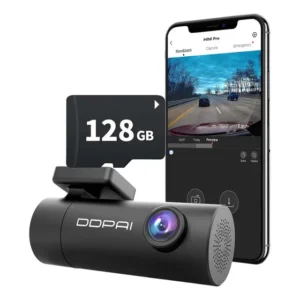 Câmera Veicular Mini Pro 1296p Ddpai Visão Noturna Sensor G Mini Pro+128gb