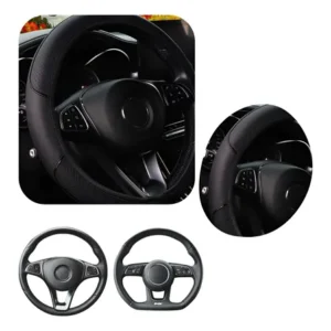 Capa Volante Carro Universal Protetor Antiderrapante Veiculo Capa Preta Volante